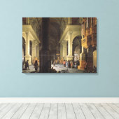 Toile Intérieur d'un temple, 1652 (Insitu (Plancher de Bois))