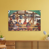 Toile Intérieur d'une auberge (Insitu(Salon))