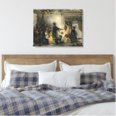 Toile Intérieur d'une cabane de mineurs de charbon (Insitu(Chambre))