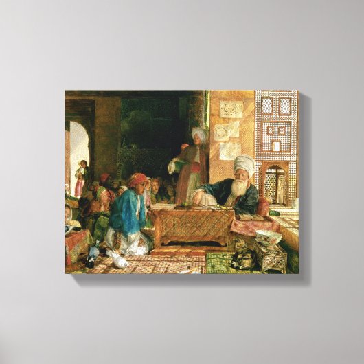 Toile Intérieur d'une école, Le Caire (Recto)