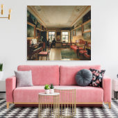 Toile Intérieur d'une maison de maître, années 1830 (Insitu(Salon))