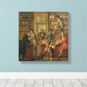 Toile Intérieur d'une pharmacie (Insitu (Plancher de Bois))