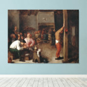 Toile Intérieur d'une taverne (Insitu (Plancher de Bois))