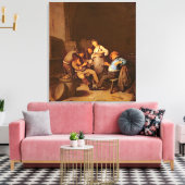Toile Intérieur d'une taverne hollandaise (Insitu(Salon))
