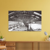 Toile Intérieur d'une usine de coton (Insitu(Salon))