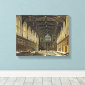 Toile Interior of the Hall of Christ Church, illustratio (Insitu (Plancher de Bois))