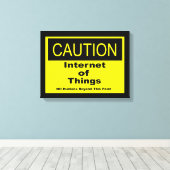 Toile Internet des objets IoT Avertissement Signal d'ave (Insitu (Plancher de Bois))