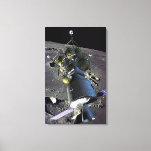 Toile Interprétation d'artiste d'un nouveau vaisseau