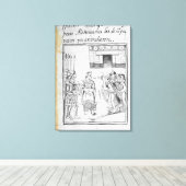 Toile Interprétation de Marina pour les Espagnols (Insitu (Plancher de Bois))