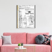Toile Interprétation de Marina pour les Espagnols (Insitu(Salon))