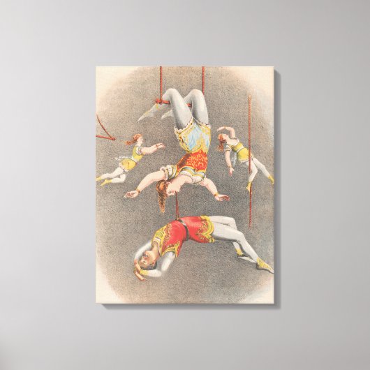 Toile Interprètes De Trapeze Hommes Et Femmes (Recto)
