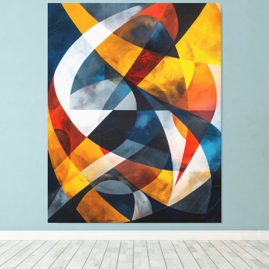 Toile Intersecting Currents of Light (Insitu (Plancher de Bois))