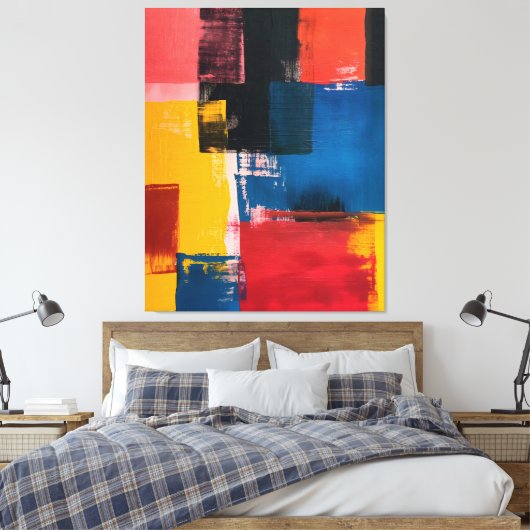 Toile Intersections chromatiques (Insitu(Chambre))