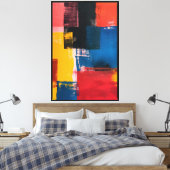 Toile Intersections chromatiques (Insitu(Chambre))
