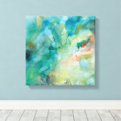 Toile Interstellaire | Ciel bleu Turquoise (Insitu (Plancher de Bois))