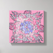 Toile Intertwined Abstract Echoes Canvas Art (Recto)