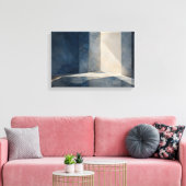 Toile Intervalle Bleu — Aurema (Paysage) (Insitu(Salon))