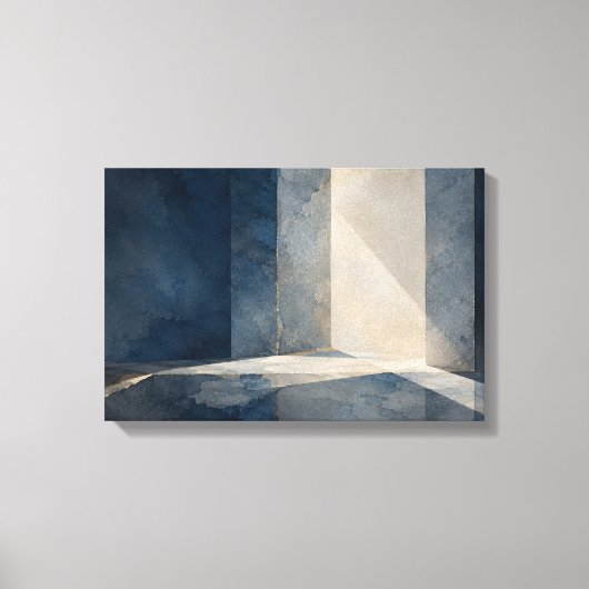 Toile Intervalle Bleu — Aurema (Paysage) (Recto)