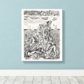 Toile Intimidation, par Brian Benson (Insitu (Plancher de Bois))