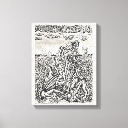 Toile Intimidation, par Brian Benson (Recto)