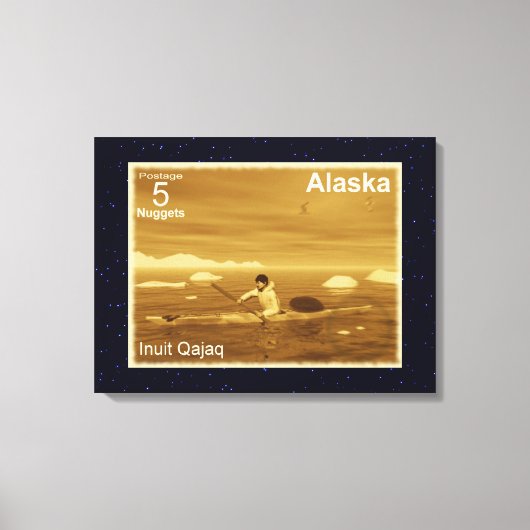 Toile Inuit Kayak (Recto)