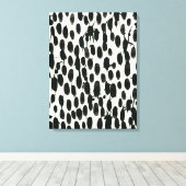 Toile Invariable I | Aquarelle noire (Insitu (Plancher de Bois))