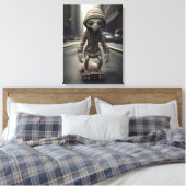 Toile Invasion Alien sur roues (Insitu(Chambre))