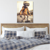Toile Invasion Alien sur roues (Insitu(Chambre))