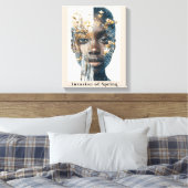 Toile Invasion du printemps (Insitu(Chambre))