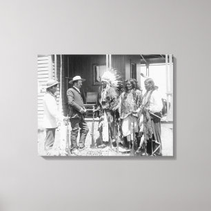 Toile Inverse d'hommes de Cheyenne avec le blanc