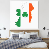 Toile Ireland map (Insitu(Chambre))