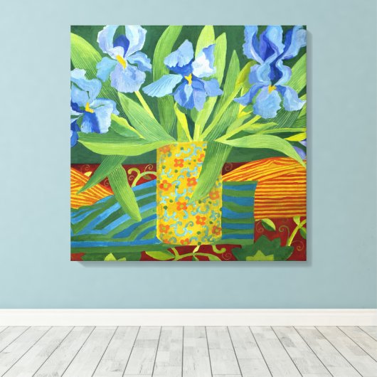 Toile Iris 2014 (Insitu (Plancher de Bois))