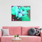 Toile Iris Bleu Clair (Insitu(Salon))
