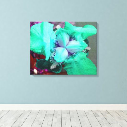 Toile Iris Bleu Clair (Insitu (Plancher de Bois))