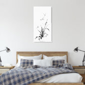Toile Iris chinois - bw (Insitu(Chambre))