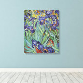 Toile Iris de Van Gogh Peinture Impressionniste (Insitu (Plancher de Bois))