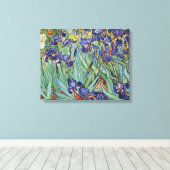 Toile Iris de Van Gogh Peinture Impressionniste (Insitu (Plancher de Bois))