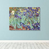 Toile Iris de Van Gogh Peinture Impressionniste (Insitu (Plancher de Bois))