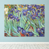 Toile Iris de Van Gogh Peinture Impressionniste (Insitu (Plancher de Bois))