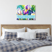 Toile Iris Élégance Inspirant (Insitu(Chambre))
