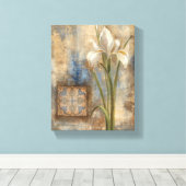 Toile Iris et carreaux (Insitu (Plancher de Bois))