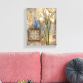 Toile Iris et carreaux (Insitu(Salon))