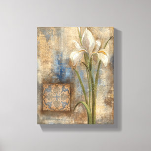 Toile Iris et tuile