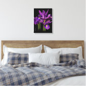 Toile Iris hollandais Purple Sensation (Insitu(Chambre))
