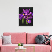 Toile Iris hollandais Purple Sensation (Insitu(Salon))