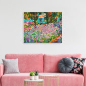 Toile Iris Jardin Monet Giverny fleurs (Insitu(Salon))