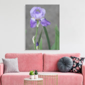 Toile Iris Lilac Violet Porté (Insitu(Salon))
