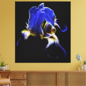 Toile Iris pourpre (Insitu(Salon))