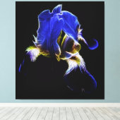 Toile Iris pourpre (Insitu (Plancher de Bois))