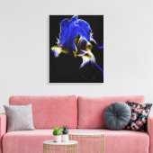 Toile Iris pourpre (Insitu(Salon))